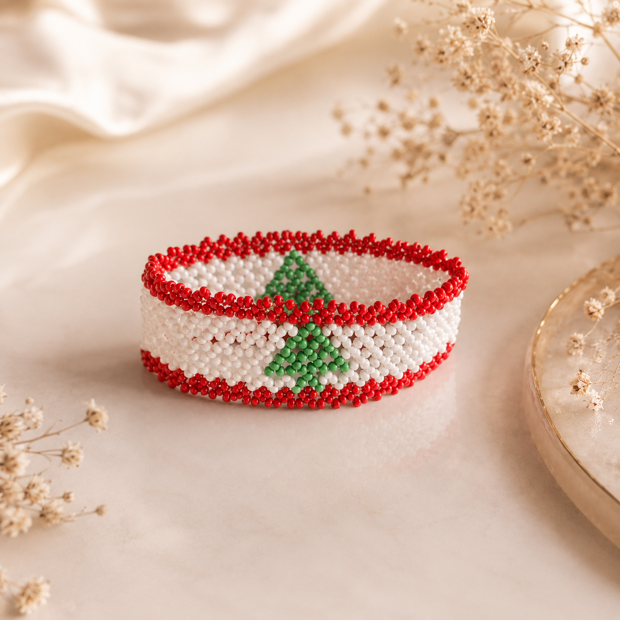 Perlenarmband „Libanon“ – Handgemachte Eleganz mit Bedeutung