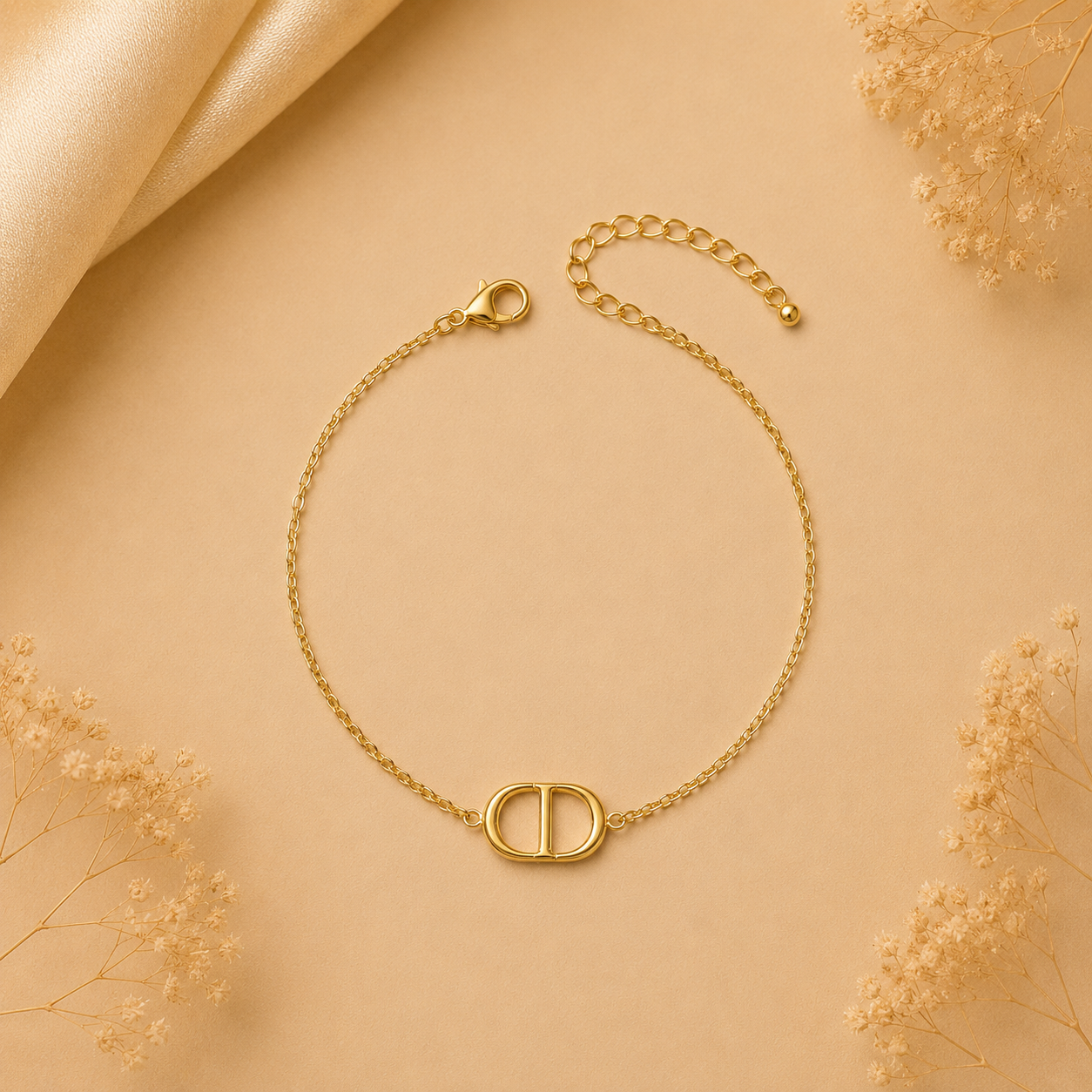 Hochwertiges Edelstahl-Armband in Gold oder Weißgold. Filigran und fein. Langlebig, wasserfest, hypoallergen und alltagstauglich.