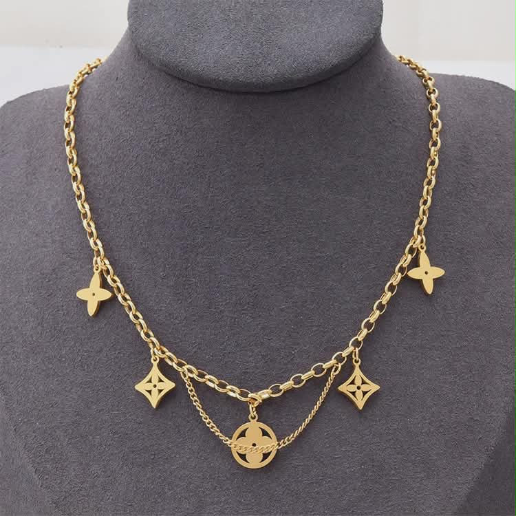 Hochwertige Edelstahl-Kette in goldenen stilvollen, rundem Design mit filigranen Rauten. Langlebig, wasserfest, hypoallergen und alltagstauglich.