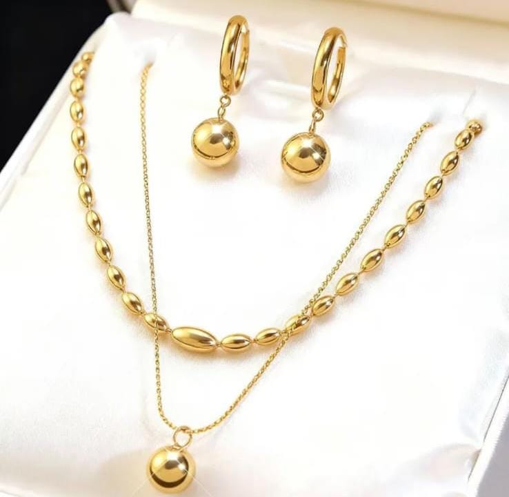 Schmuckset im Kugeldesign