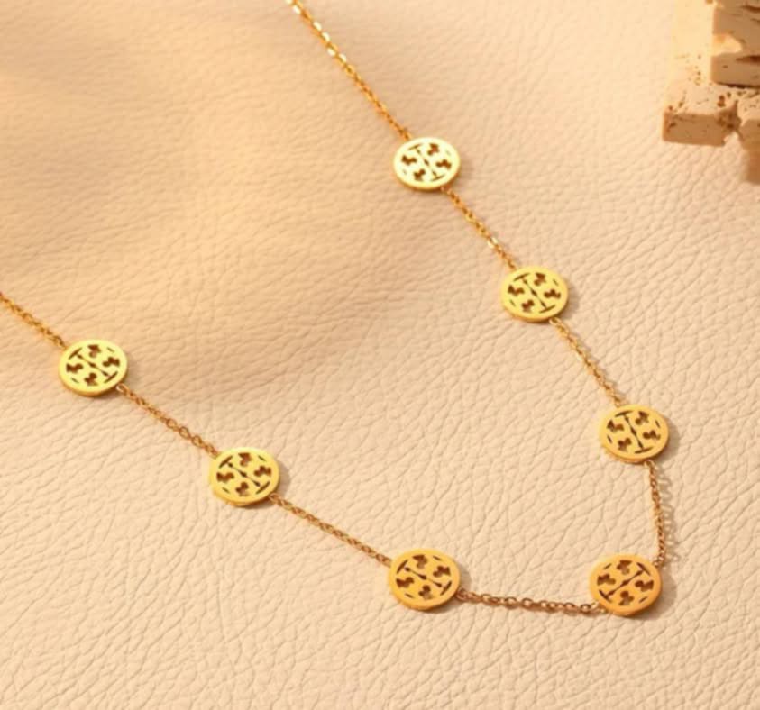 Hochwertige Edelstahl-Kette in edlen, modernen goldenen, rundem Design. Stylisch und minimalistisch. Langlebig, wasserfest, hypoallergen und alltagstauglich.