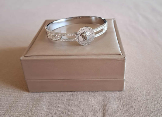 Armreif mit Medusa-Kopf & Zirkonia